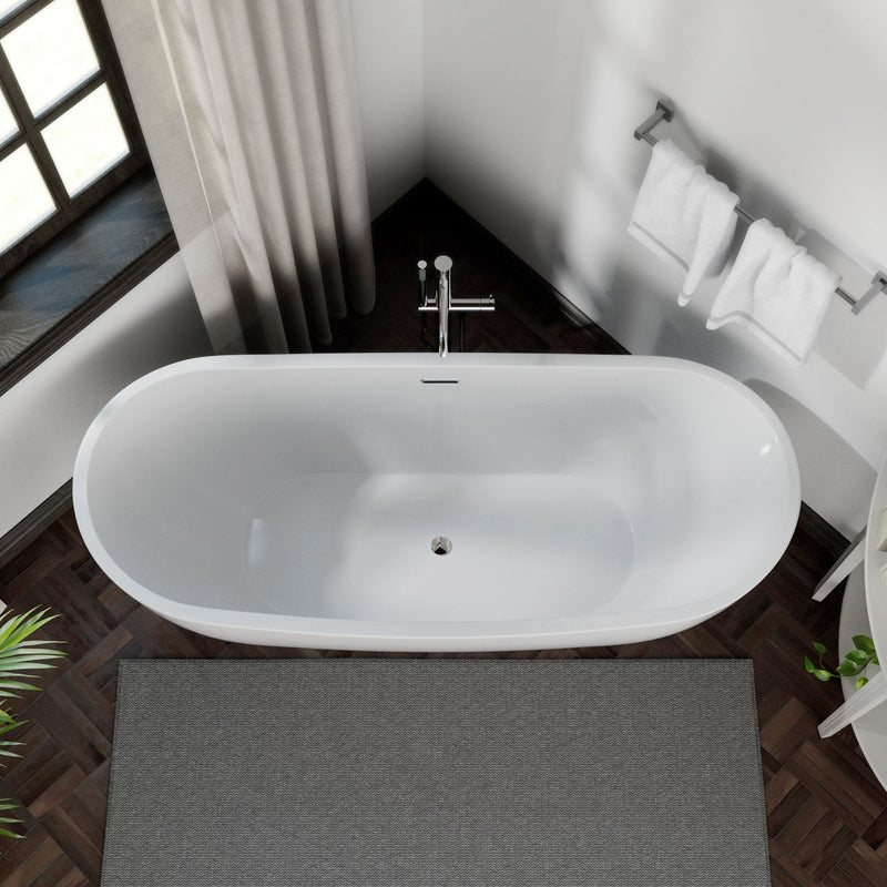 Empava - 69" Freestanding Soaking Tub with Center Drain - EMPV-69FT1603 - IMG6