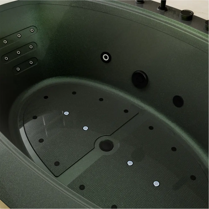 Empava - 75" Acrylic Freestanding Whirlpool Bathtub with 360° waterfall and Center Drain - EMPV-75DM02 - IMG6
