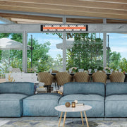 Infratech - 39-Inch Motif Collection 4000W Dual Element 240V Electric Infrared Patio Heater W/ Traditional Fascia (Traditional Motif / Black) - CD4024BL4 - IMG13