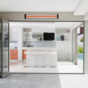 Infratech - 39-Inch Motif Collection 4000W Dual Element 240V Electric Infrared Patio Heater W/ Contemporary Fascia (Contemporary Motif / Black) - CD4024BL1 - IMG8