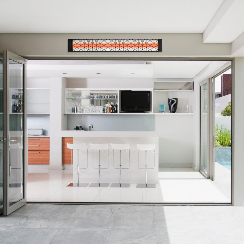 Infratech - 61 1/4-Inch Motif Collection 6000W Dual Element 240V Electric Infrared Patio Heater W/ Contemporary Fascia (Contemporary Motif / Stainless Steel) - CD6024SS1 - IMG7