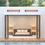 Infratech - 39-Inch Motif Collection 4000W Dual Element 240V Electric Infrared Patio Heater W/ Mediterranean Fascia (Mediterranean Motif / Black) - CD4024BL3 - IMG21