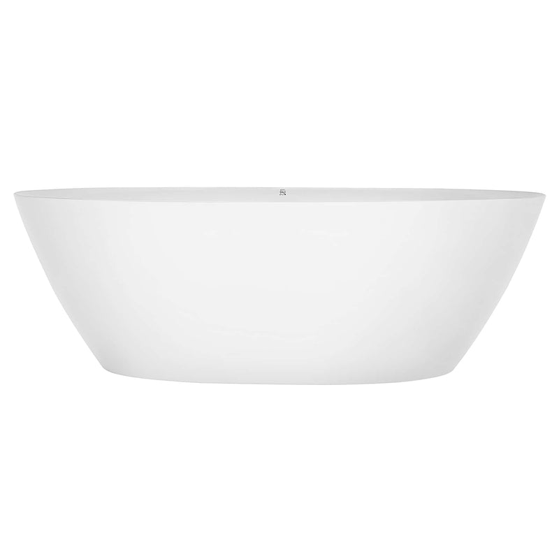 Empava 71" Freestanding Soaking Tub with Center Drain EMPV-71FT1503