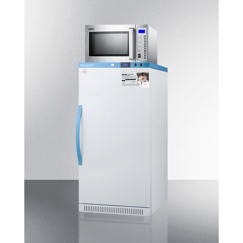 Summit 8 cu.ft. MOMCUBE Breast Milk Refrigerator/Microwave Combination MLRS8MC-SCM1000SS