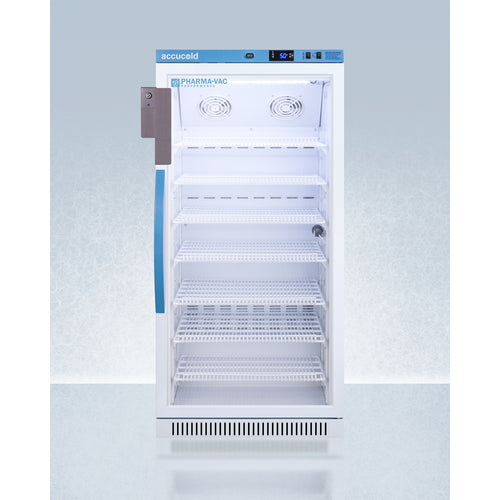 Summit 8 Cu.Ft. Upright Vaccine Refrigerator, Certified to NSF/ANSI 456 Vaccine Storage Standard ARG8PV456