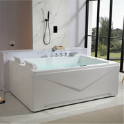 Empava - 71" Alcove LED Whirlpool Bathtub with Left Drain - EMPV-71JT618L - IMG2