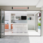 Infratech - 39-Inch Motif Collection 2000W Single Element 240V Electric Infrared Patio Heater W/ Contemporary Fascia (Contemporary Motif / Black) - C2024BL1 - IMG7