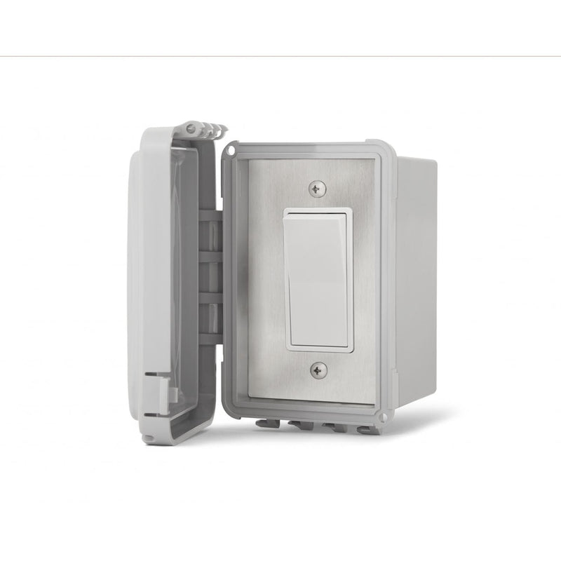 Infratech - Single On/Off Wall Plate Switch And Gang Box 14-4400 (Single - In-Wall) - 14 4400