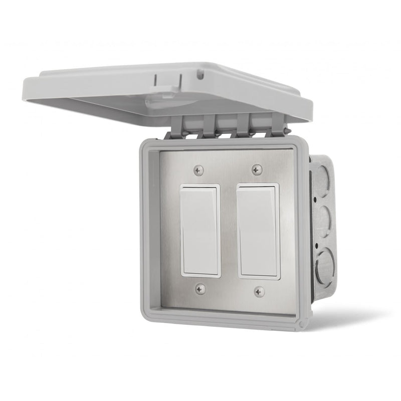 Infratech - Single On/Off Wall Plate Switch And Gang Box 14-4400 (Single - In-Wall) - 14 4400