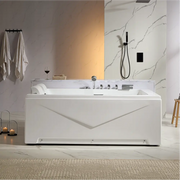 Empava - 71" Alcove LED Whirlpool Bathtub with Left Drain - EMPV-71JT618L - IMG1