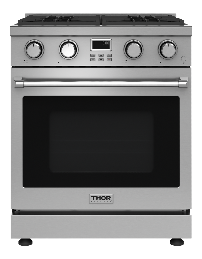 THOR Kitchen - 30-inch Contemporary Professional Liquid Propane Range - ARG30LP - IMG1