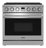 THOR Kitchen - 36-inch Contemporary Professional Liquid Propane Range - ARG36LP - IMG1