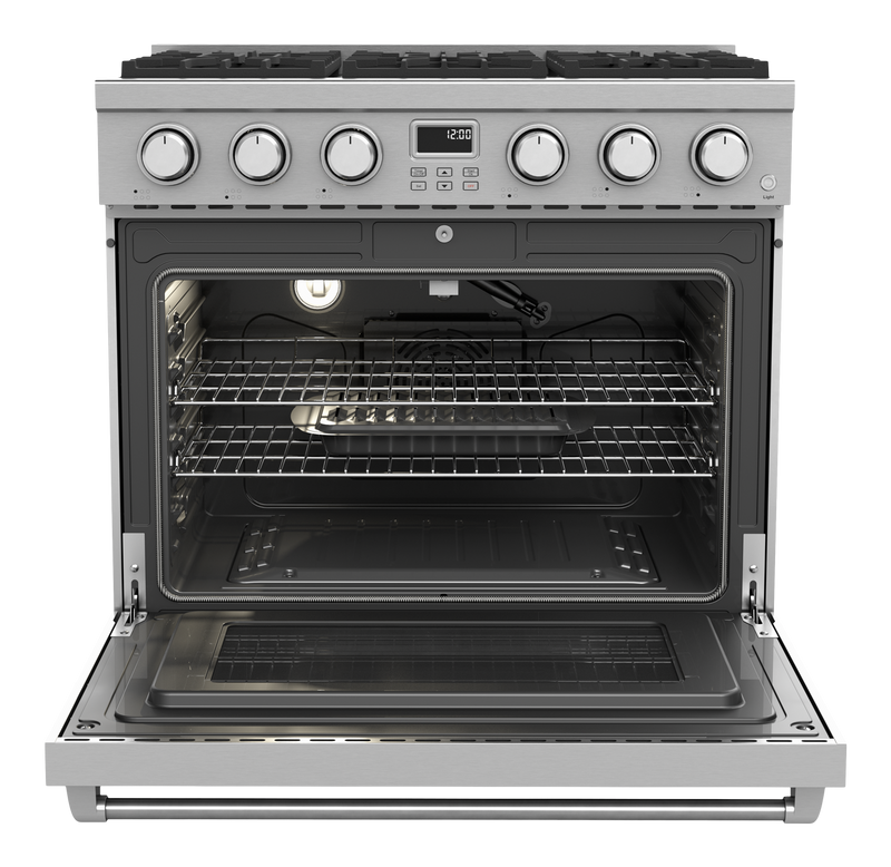 THOR Kitchen - 36-inch Contemporary Professional Liquid Propane Range - ARG36LP - IMG2