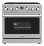 THOR Kitchen - 36-inch Gas Range Contemporary Professional - ARG36 - IMG3