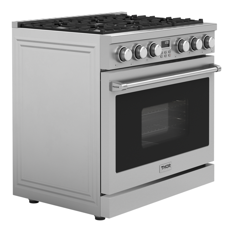THOR Kitchen - 36-inch Gas Range Contemporary Professional - ARG36 - IMG5