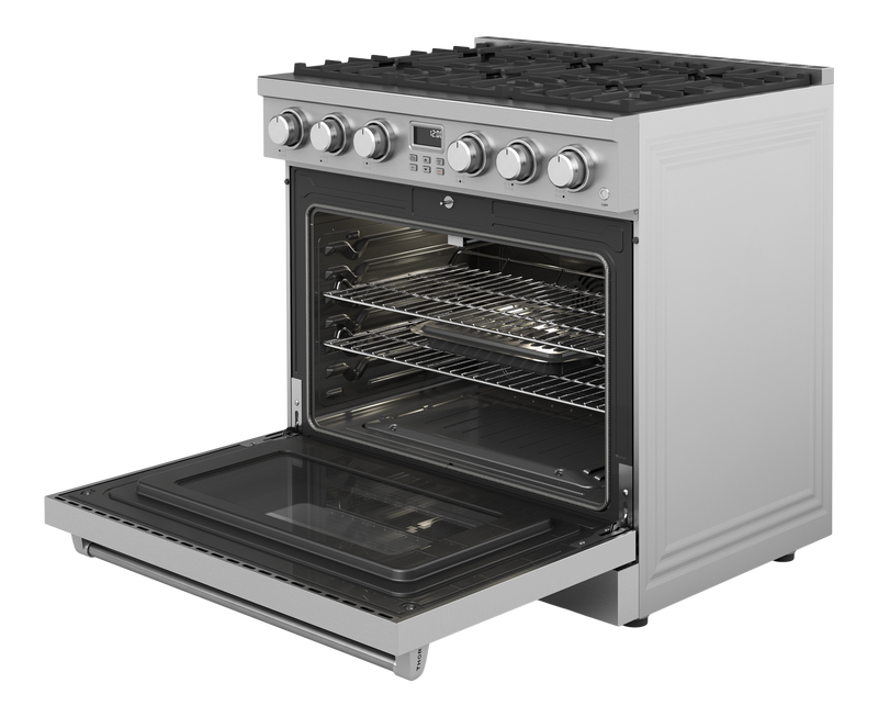 THOR Kitchen - 36-inch Gas Range Contemporary Professional - ARG36 - IMG6