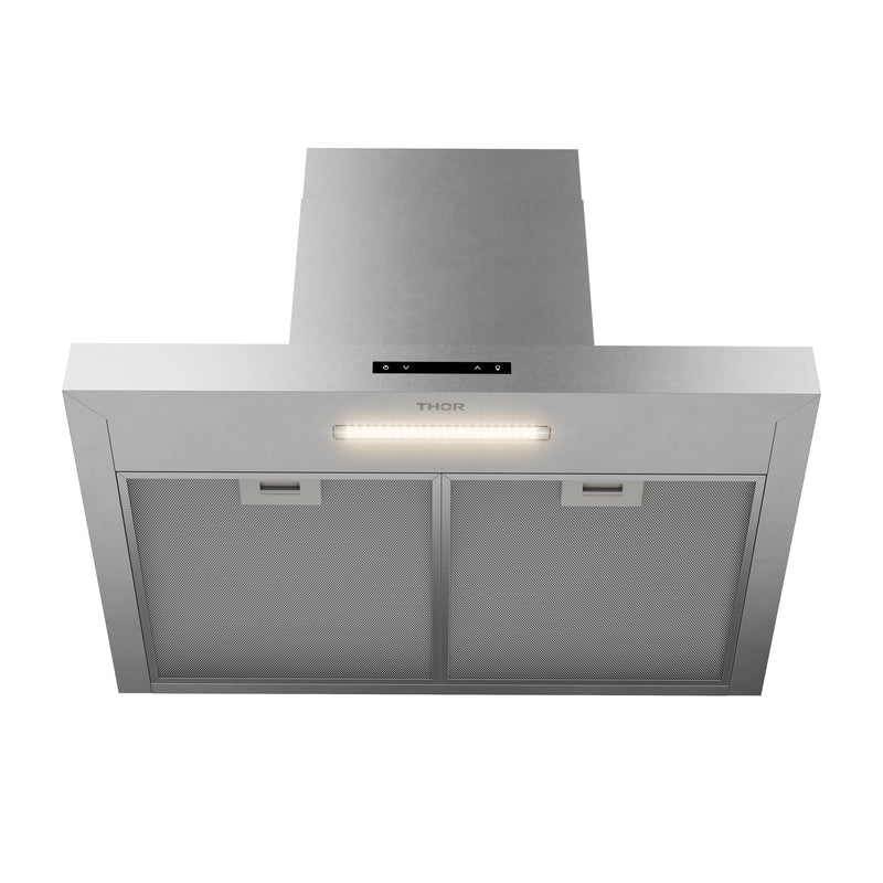 Thor Kitchen - 30" Contemporary T-Shape Wall Mount Range Hood in Stainless Steel - ARH30T