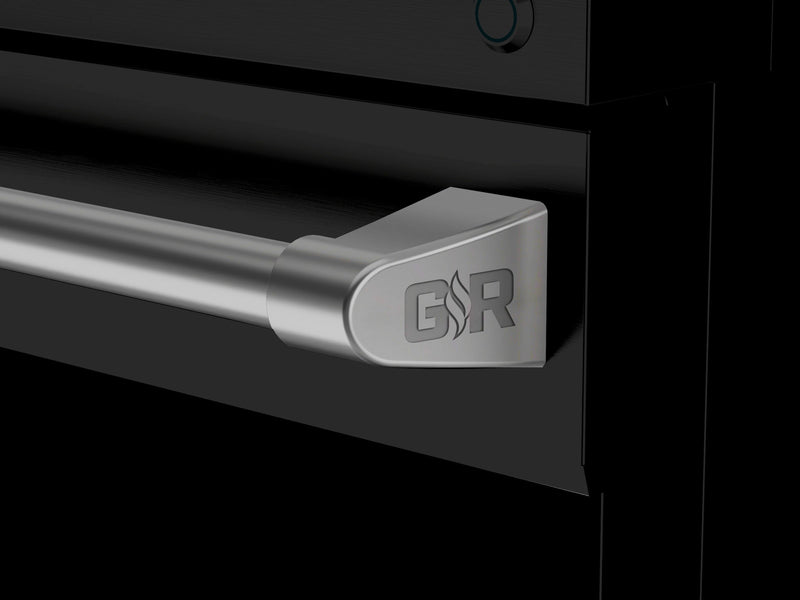 THOR Kitchen - 48-inch Gordon Ramsay Series Professional Gas Range with Pro-Style Knobs in Black/Stainless Steel - RSG48EB-SS - IMG5