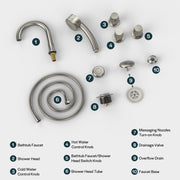 Empava - Bathtub Faucet Fixtures For AIS Series Whirlpool Spa Tubs (Bronze) - ACC-AIS(ORB) - IMG18