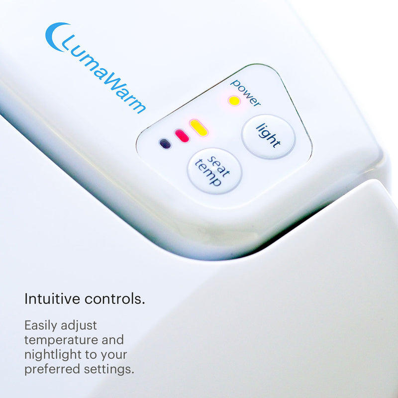 Brondell LumaWarm Heated Nightlight Toilet Seats L60