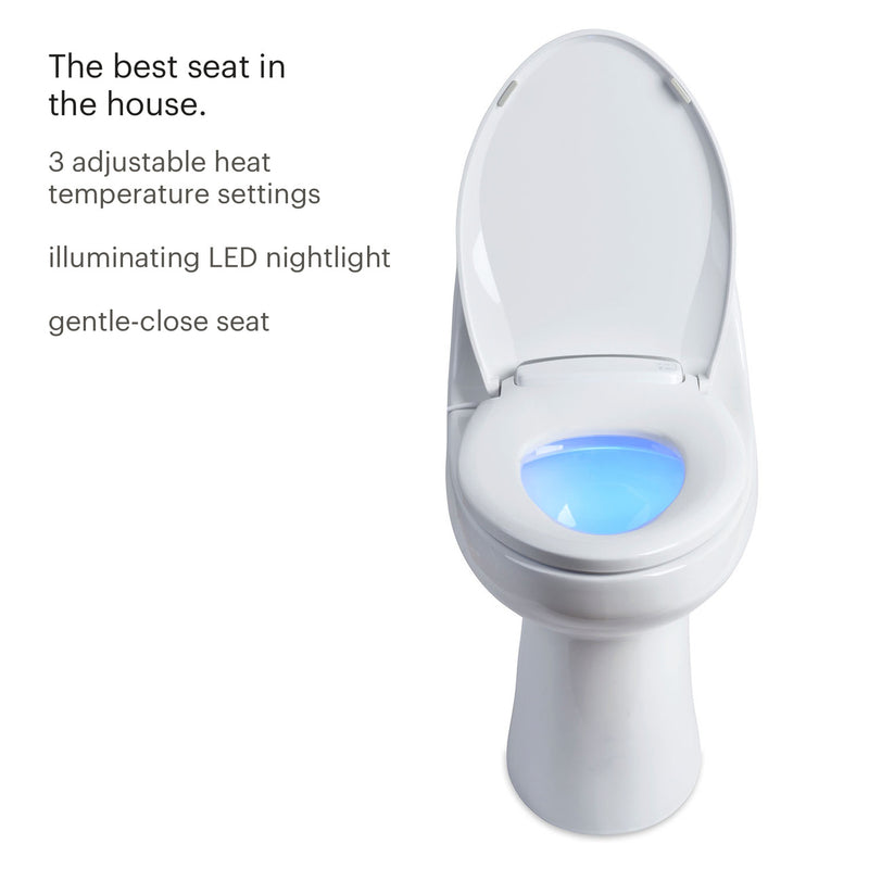 Brondell LumaWarm Heated Nightlight Toilet Seats L60