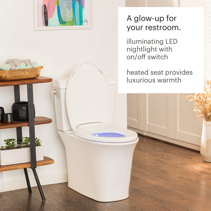 Brondell LumaWarm Heated Nightlight Toilet Seats L60