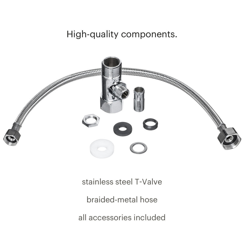 Brondell Side-Mounted Bidet With Adjustable Spray Wand SMB-15