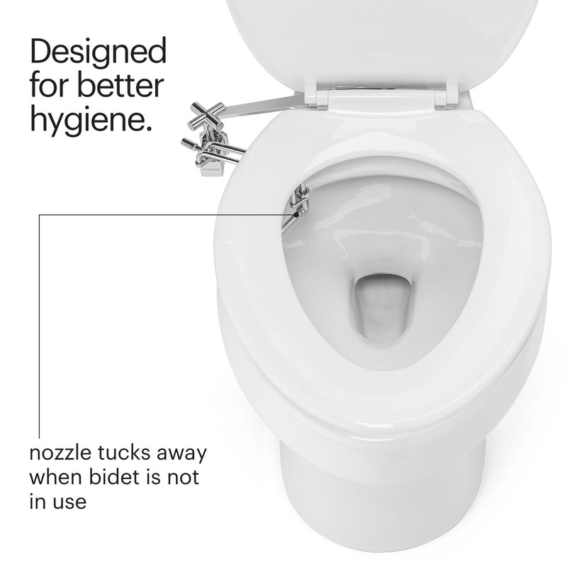 Brondell Side-Mounted Bidet With Adjustable Spray Wand SMB-15