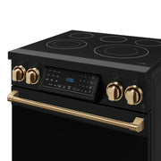 THOR Kitchen - 30-inch Gordon Ramsay Series Professional Electric Range with Tilt Panel Touch Control in Black/Bronze - RSE30B-BRZ - IMG3
