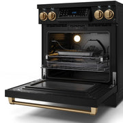 THOR Kitchen - 30-inch Gordon Ramsay Series Professional Electric Range with Tilt Panel Touch Control in Black/Bronze - RSE30B-BRZ - IMG5