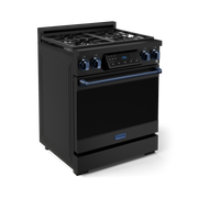 THOR Kitchen - 30-inch Gordon Ramsay Series Professional LP Range with Tilt Panel Touch Control in Matte Black/Blue - RSG30BLP-BLU - IMG4