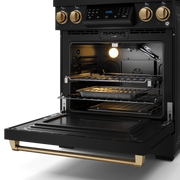 THOR Kitchen - 30-inch Gordon Ramsay Series Professional LP Range with Tilt Panel Touch Control in Matte Black/Bronze - RSG30BLP-BRZ - IMG4