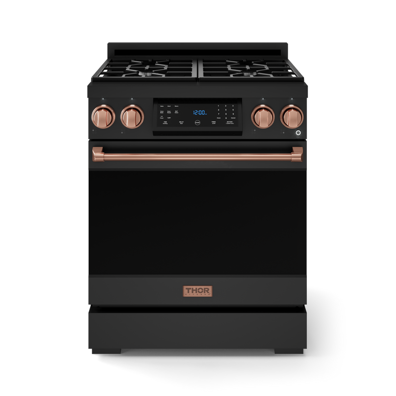 THOR Kitchen - 30-inch Gordon Ramsay Series Professional Gas Range with Tilt Panel Touch Control in Stainless Steel - RSG30 - IMG24