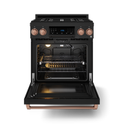 THOR Kitchen - 30-inch Gordon Ramsay Series Professional Gas Range with Tilt Panel Touch Control in Matte Black/Rose Gold - RSG30B-RSG - IMG2