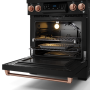 THOR Kitchen - 30-inch Gordon Ramsay Series Professional Gas Range with Tilt Panel Touch Control in Matte Black/Rose Gold - RSG30B-RSG - IMG3
