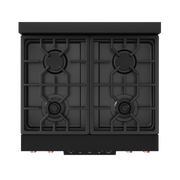 THOR Kitchen - 30-inch Gordon Ramsay Series Professional Gas Range with Tilt Panel Touch Control in Matte Black/Rose Gold - RSG30B-RSG - IMG5