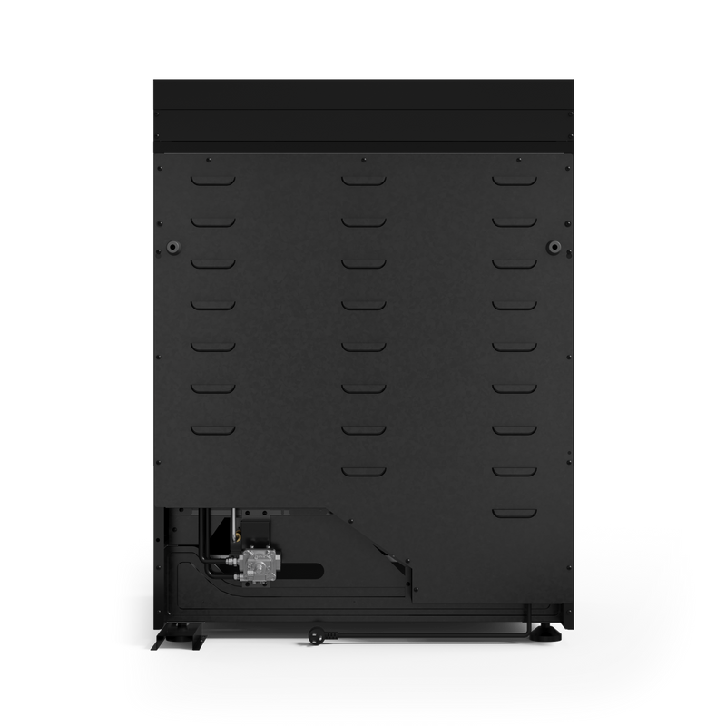 THOR Kitchen - 30-inch Gordon Ramsay Series Professional Gas Range with Tilt Panel Touch Control in Matte Black/Stainless Steel - RSG30B-SS - IMG8
