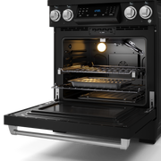 THOR Kitchen - 30-inch Gordon Ramsay Series Professional LP Range with Tilt Panel Touch Control in Matte Black/Stainless Steel - RSG30BLP-SS - IMG5