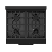 THOR Kitchen - 30-inch Gordon Ramsay Series Professional LP Range with Tilt Panel Touch Control in Matte Black/Stainless Steel - RSG30BLP-SS - IMG7