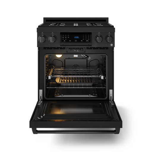 THOR Kitchen - 30-inch Gordon Ramsay Series Professional LP Range with Tilt Panel Touch Control in Matte Black - RSG30BLP - IMG2