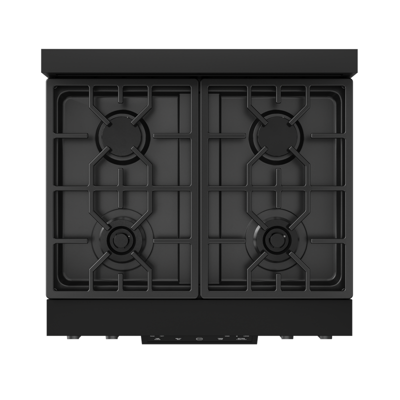THOR Kitchen - 30-inch Gordon Ramsay Series Professional Gas Range with Tilt Panel Touch Control in Black - RSG30B - IMG5
