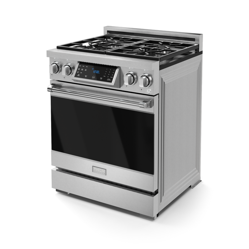 THOR Kitchen - 30-inch Gordon Ramsay Series Professional Gas Range with Tilt Panel Touch Control in Stainless Steel - RSG30 - IMG4