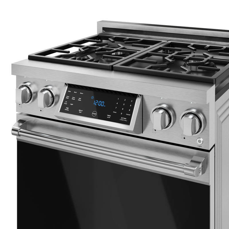 THOR Kitchen - 30-inch Gordon Ramsay Series Professional Gas Range with Tilt Panel Touch Control in Stainless Steel - RSG30 - IMG6
