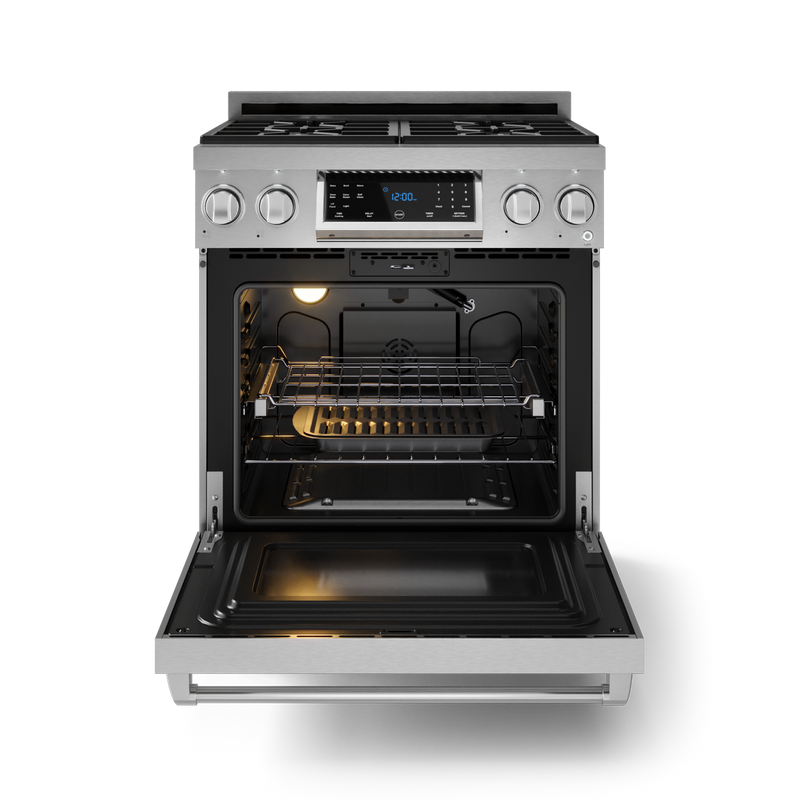 THOR Kitchen - 30-inch Gordon Ramsay Series Professional Gas Range with Tilt Panel Touch Control in Stainless Steel - RSG30 - IMG2