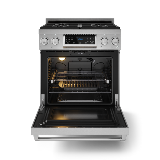 THOR Kitchen - 30-inch Gordon Ramsay Series Professional Gas Range with Tilt Panel Touch Control in Stainless Steel - RSG30 - IMG2
