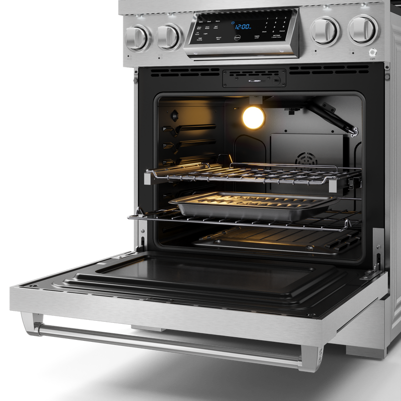 THOR Kitchen - 30-inch Gordon Ramsay Series Professional Gas Range with Tilt Panel Touch Control in Stainless Steel - RSG30 - IMG5