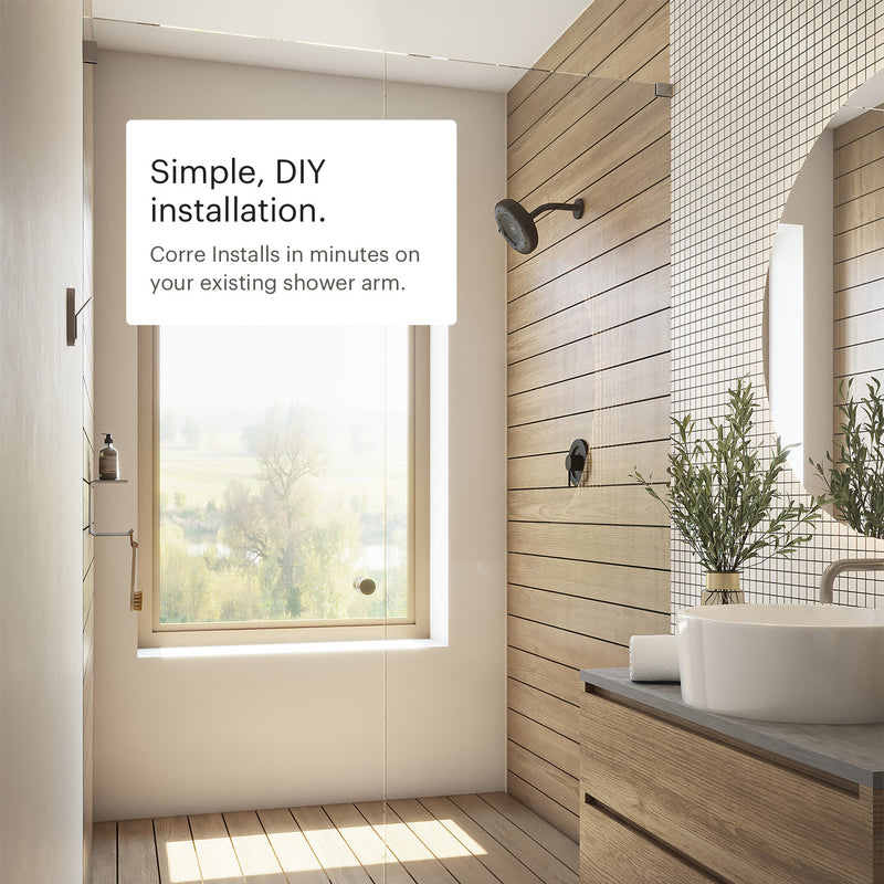 Brondell Nebia Corre Four-Function Fixed Shower Head 1.5GPM - N400R0