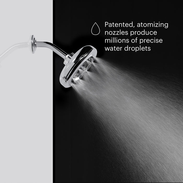 Brondell Nebia Corre Four-Function Fixed Shower Head 1.5GPM - N400R0