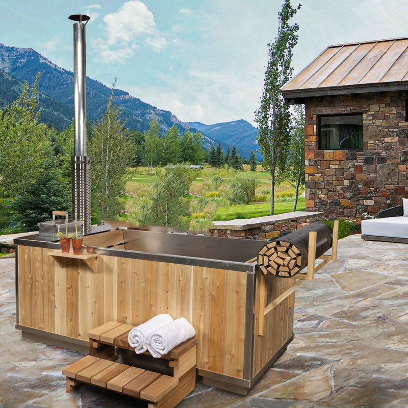 Leisurecraft - The Starlight Wood Burning Hot Tub - CT372W