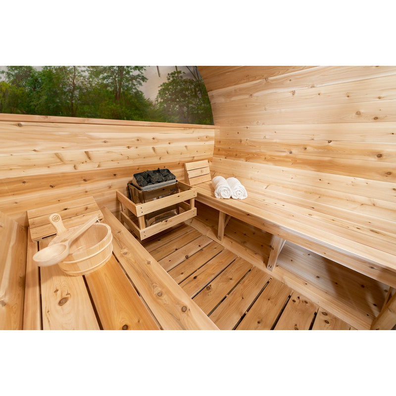 Leisurecraft - Canadian Timber Serenity MP Barrel Sauna - CTC2245MPE